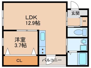 Wウィステリア博多の物件間取画像